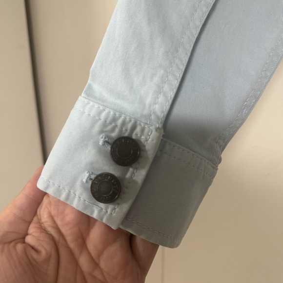 Talbots Women's Light Blue Jean Jacket - Picture 5 of 5